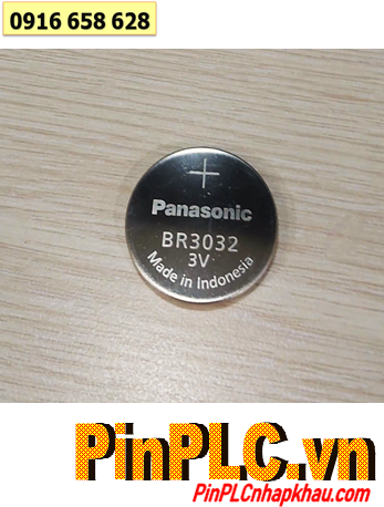 Panasonic BR3032, Pin 3v lithium Panasonic BR3032 (30mmx3.2mm) chính hãng, Xuất xứ Indonesia